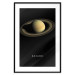 Wall Poster Saturn - lord of moons and English text against a black space backdrop 116739 additionalThumb 15