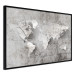 Wall Poster World of Poetry - abstract world map with vintage-style text 117139 additionalThumb 12