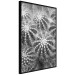 Poster Risky Adventure - black and white composition with prickly plants 117939 additionalThumb 12