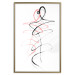 Poster Tangled Passion - abstraction in waves shaped like human silhouettes 119039 additionalThumb 26