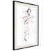 Poster Tangled Passion - abstraction in waves shaped like human silhouettes 119039 additionalThumb 3