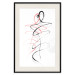 Poster Tangled Passion - abstraction in waves shaped like human silhouettes 119039 additionalThumb 24