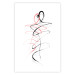 Poster Tangled Passion - abstraction in waves shaped like human silhouettes 119039 additionalThumb 18
