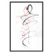 Poster Tangled Passion - abstraction in waves shaped like human silhouettes 119039 additionalThumb 16