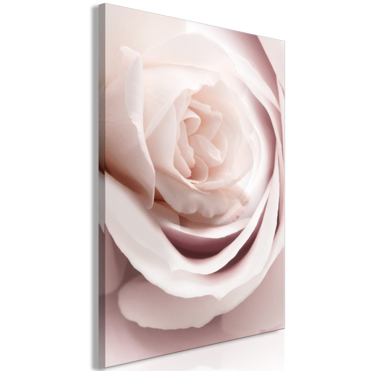 Canvas Pastel Charm (1-part) - Blooming Rose in Nature's Hue 122839 additionalImage 2