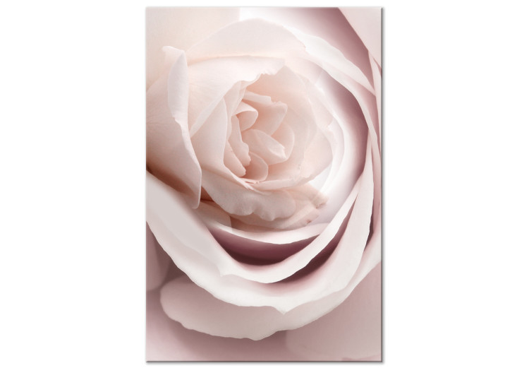 Canvas Pastel Charm (1-part) - Blooming Rose in Nature's Hue 122839