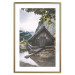 Wall Poster Mountain House - dark wooden cabin against a forest and mountain landscape 126839 additionalThumb 16