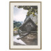 Wall Poster Mountain House - dark wooden cabin against a forest and mountain landscape 126839 additionalThumb 20
