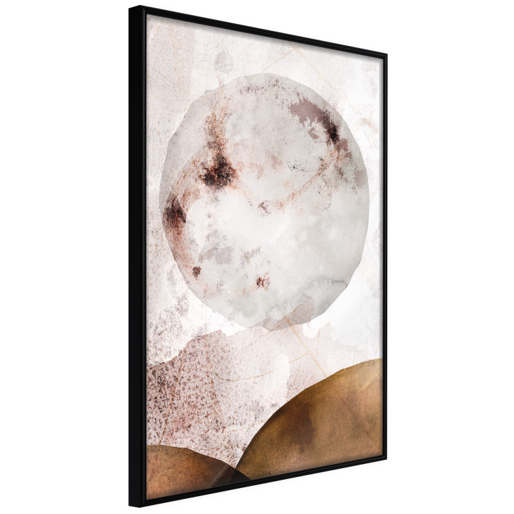 Poster Sunny Spots - abstract texture of white circle on light background 127839 additionalImage 13