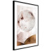 Poster Sunny Spots - abstract texture of white circle on light background 127839 additionalThumb 2