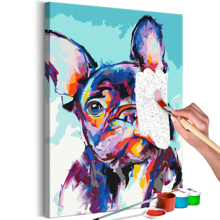 Paint by Number Kit Bulldog Portrait 127939 additionalImage 3