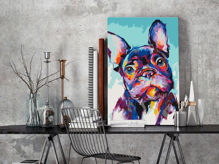 Paint by Number Kit Bulldog Portrait 127939 additionalImage 2