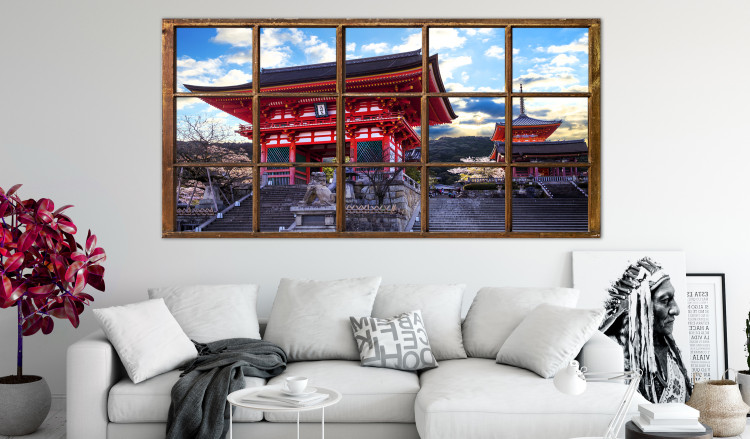Large canvas print Window to Kyoto II [Large Format] 128539 additionalImage 5