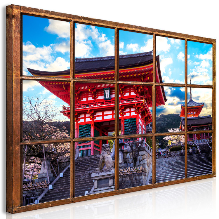 Large canvas print Window to Kyoto II [Large Format] 128539 additionalImage 2