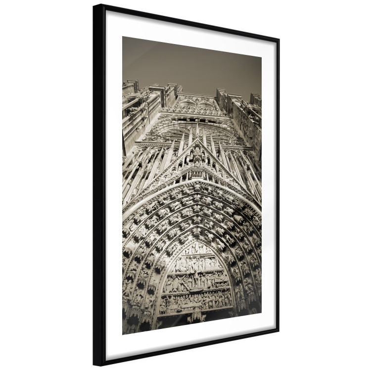 Poster Notre Dame Cathedral - historic architecture in Paris in a gray motif 128639 additionalImage 10
