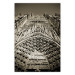 Poster Notre Dame Cathedral - historic architecture in Paris in a gray motif 128639