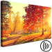 Canvas Autumn Afternoon (1-part) wide - golden landscape of trees 128839 additionalThumb 6