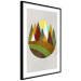 Wall Poster Mountain Trail - colorful abstraction with a field landscape on a light background 129339 additionalThumb 12