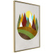 Wall Poster Mountain Trail - colorful abstraction with a field landscape on a light background 129339 additionalThumb 11