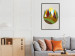 Wall Poster Mountain Trail - colorful abstraction with a field landscape on a light background 129339 additionalThumb 7