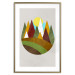 Wall Poster Mountain Trail - colorful abstraction with a field landscape on a light background 129339 additionalThumb 14