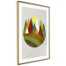 Wall Poster Mountain Trail - colorful abstraction with a field landscape on a light background 129339 additionalThumb 9