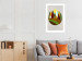 Wall Poster Mountain Trail - colorful abstraction with a field landscape on a light background 129339 additionalThumb 6