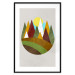Wall Poster Mountain Trail - colorful abstraction with a field landscape on a light background 129339 additionalThumb 15