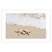 Poster Vacation Souvenir - beach landscape with scattered stars on the sand 129839 additionalThumb 25