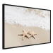 Poster Vacation Souvenir - beach landscape with scattered stars on the sand 129839 additionalThumb 13