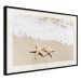 Poster Vacation Souvenir - beach landscape with scattered stars on the sand 129839 additionalThumb 2