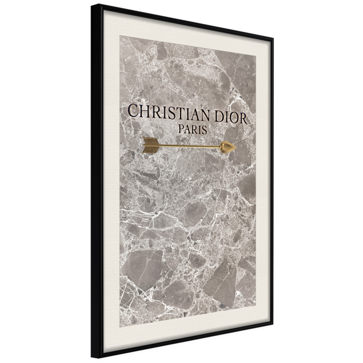 Poster Christian Dior - English text on an abstract marble background 130339 additionalImage 2