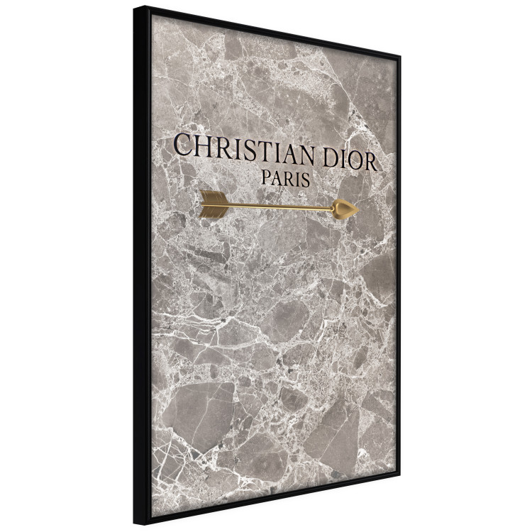 Poster Christian Dior - English text on an abstract marble background 130339 additionalImage 13