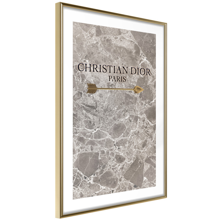 Poster Christian Dior - English text on an abstract marble background 130339 additionalImage 9