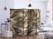 Folding Screen Velvet Kiss II (5-piece) - luxurious background with golden diamonds 133039 additionalThumb 2