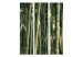 Folding Screen Bamboo Exotica (3-piece) - dark green forest full of bamboo sticks 133139 additionalThumb 3
