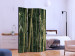 Folding Screen Bamboo Exotica (3-piece) - dark green forest full of bamboo sticks 133139 additionalThumb 2