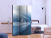 Room Divider Lonely Sail Drifting (3-piece) - blue landscape with a boat 133339 additionalThumb 2