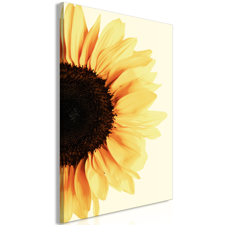 Canvas Art Print Closer to the Sun (1-piece) Vertical - sunflower in boho motif 135739 additionalImage 2