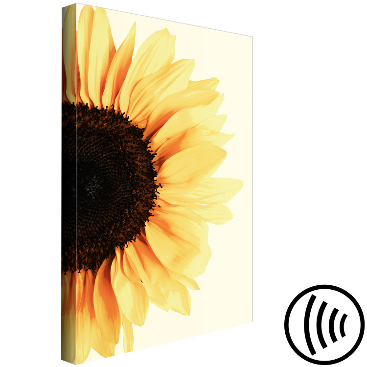 Canvas Art Print Closer to the Sun (1-piece) Vertical - sunflower in boho motif 135739 additionalImage 6