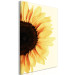 Canvas Art Print Closer to the Sun (1-piece) Vertical - sunflower in boho motif 135739 additionalThumb 2