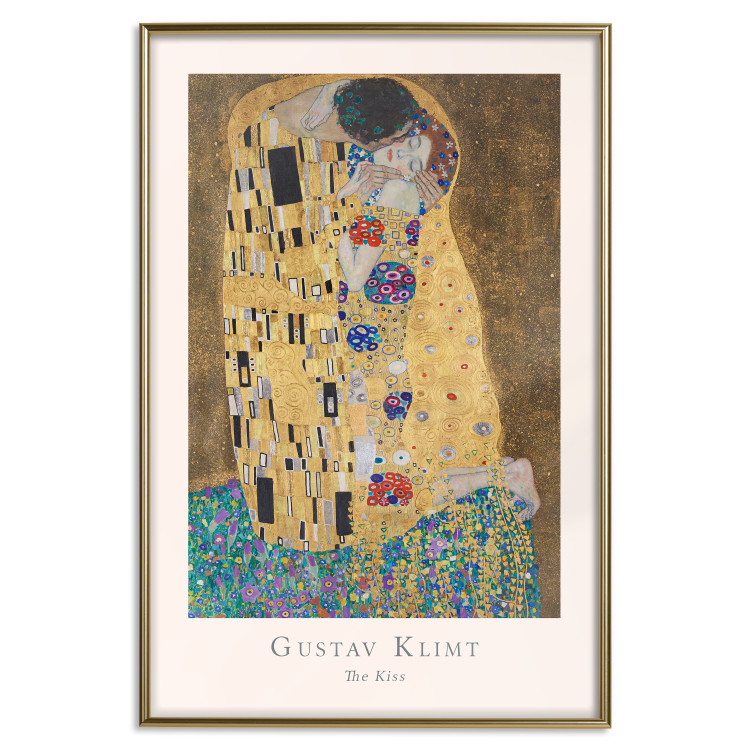 Poster Gustav Klimt - The Kiss - abstraction with a couple's kiss 136039 additionalImage 9