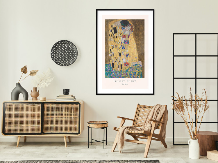 Poster Gustav Klimt - The Kiss - abstraction with a couple's kiss 136039 additionalImage 20