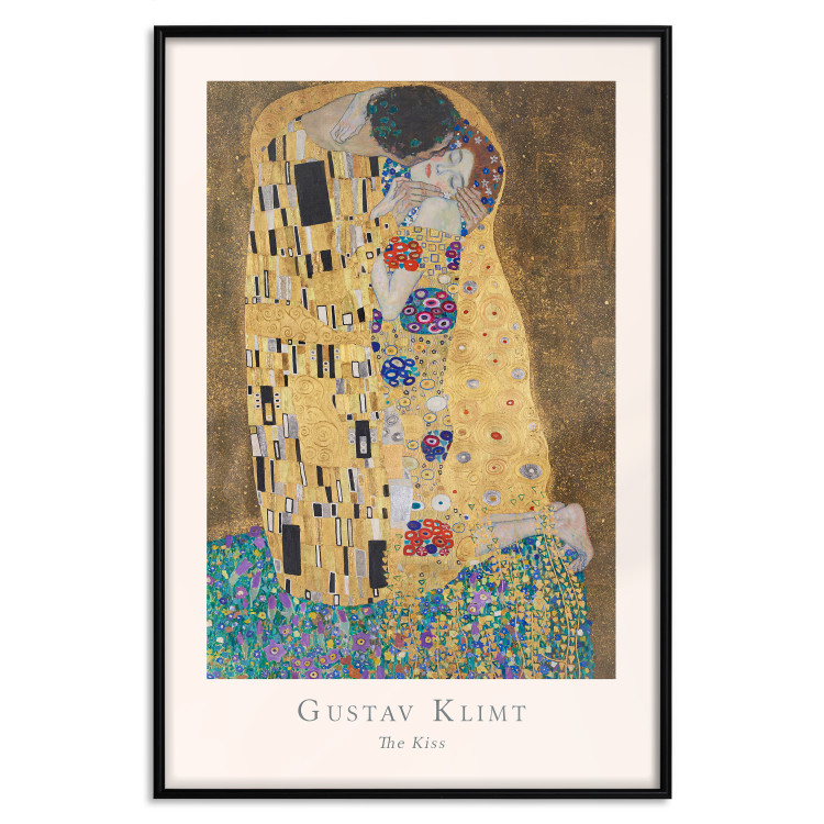 Poster Gustav Klimt - The Kiss - abstraction with a couple's kiss 136039 additionalImage 10