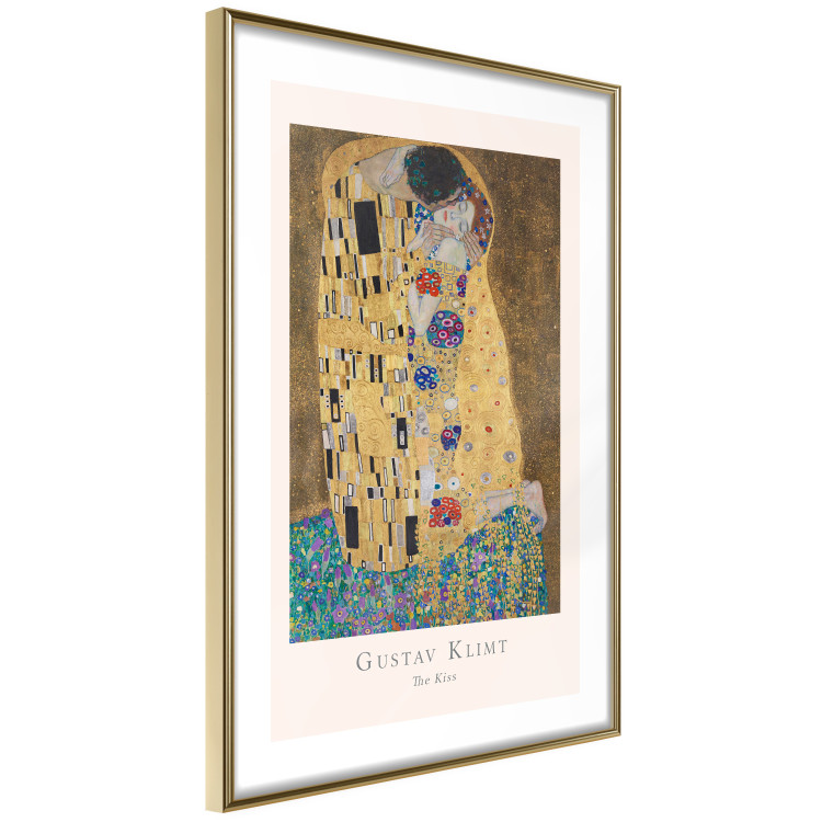 Poster Gustav Klimt - The Kiss - abstraction with a couple's kiss 136039 additionalImage 2