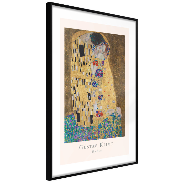 Poster Gustav Klimt - The Kiss - abstraction with a couple's kiss 136039 additionalImage 4