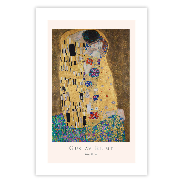 Poster Gustav Klimt - The Kiss - abstraction with a couple's kiss 136039 additionalImage 11