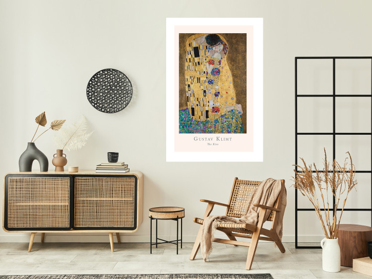 Poster Gustav Klimt - The Kiss - abstraction with a couple's kiss 136039 additionalImage 18