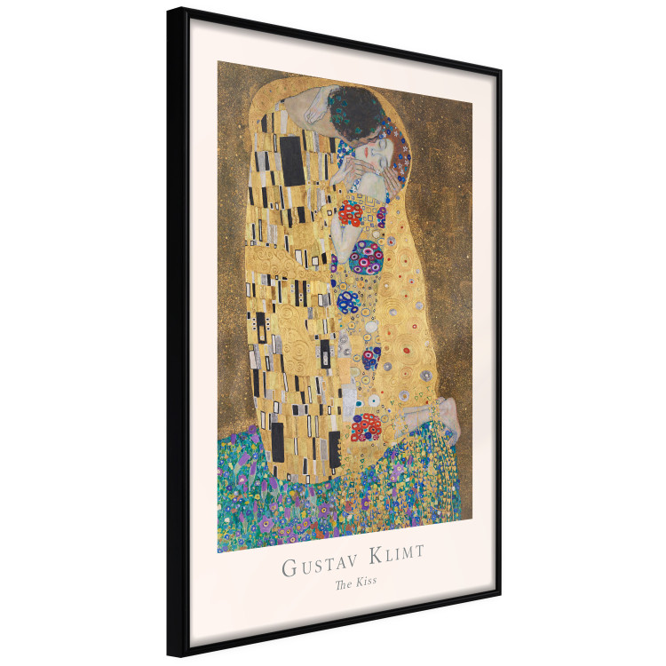 Poster Gustav Klimt - The Kiss - abstraction with a couple's kiss 136039 additionalImage 3