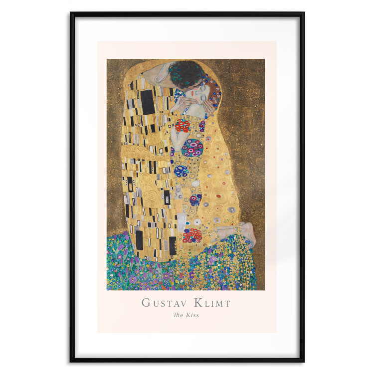 Poster Gustav Klimt - The Kiss - abstraction with a couple's kiss 136039 additionalImage 14